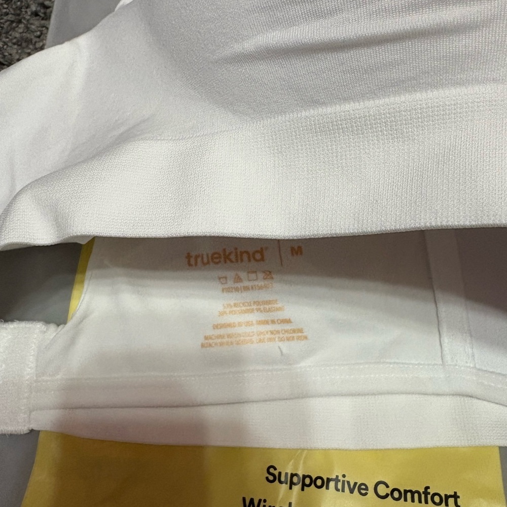 Shapermint Truekind 🤍 Supportive Comfort Wireless Shaping Bra White NWT 🤍 Size M - Picture 5 of 5